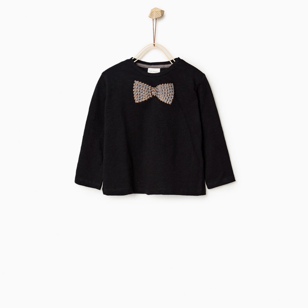 Zara Baby Bow Tie T-shirt